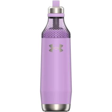 Imagem de Under Armour Garrafa de água Infinity de 650 ml. Topo Twist-Off para batido de gelo e proteína. Resistente a estilhaços e odores. Aço inoxidável.