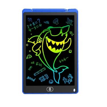 Imagem de LOUSA ELETRÔNICA INFANTIL COM CANETA DESENHO DIGITAL MULTICOR (Azul)