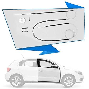 Imagem de Kit Reparo de Vidro Elétrico Dianteiro Gol 00/08 4 Portas Exceto Motor Mabushi Rotax