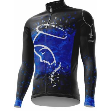 Imagem de Camisa Ciclismo Sódbike NSA Azul Flanelada