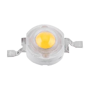 Imagem de Granulos de luz LED SMD,50pcs SMD 1W LED lampada Granulos chip para holofote dom¨¦stico de alta pot¨ºncia, chips de diodo emissor de luz para ilumina??o diy(Warm White(3000~3500K)), Granulos de La