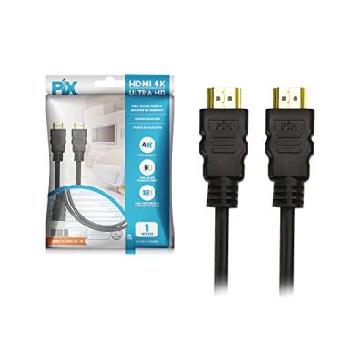 Imagem de PIX Cabo Hdmi 2.0 4K Hdr 19P 1M Pix Gold, Preto