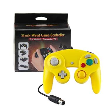 Imagem de Controle Para Game Cube Nintendo Wii/U Switch Computador Amarelo
