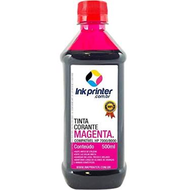Imagem de Tinta Corante Inkprinter Magenta para Hp Série 7000, 8000 (500ml)