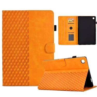 Imagem de Tablet protetor PC Capa Capa de couro premium para Samsung Galaxy Tab S6 Lite Case 10,4"（SM-P610/615) Tablet, Smart Magnetic Flip Fold Stand Case Capa protetora com Auto Wake Sleep (Color : Orange)
