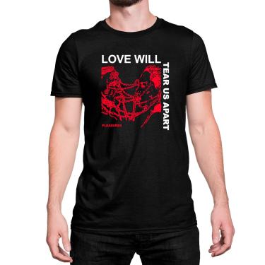 Imagem de Camiseta T-shirt Love Will Tear Us Apart Pleasures Algodão