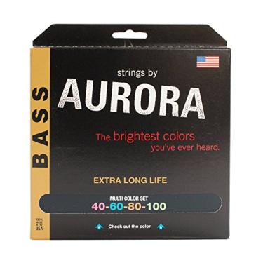 Imagem de Aurora, Cordas de baixo coloridas premium (Aurmlt40-100)