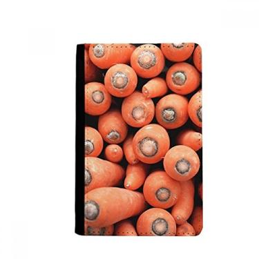 Imagem de Porta-passaporte para fotografia de cenouras frescas vagetable Notecase Burse capa carteira porta-cartão, Multicolor