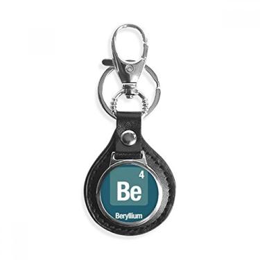 Imagem de Chaveiro Be Beryllium Chemical Element chem couro metal chaveiro presente, Multicor