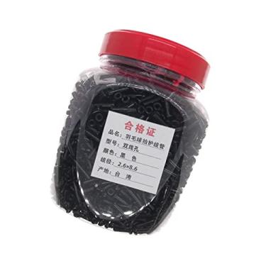 Imagem de Colaxi Ilhós de raquete de badminton leve para raquete de badminton portátil preto durável peças de ilhós de raquete ferramentas protetor de corda de nylon, estilo G