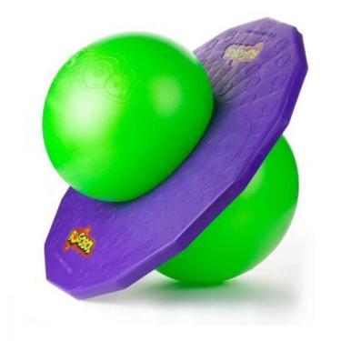 Imagem de Pogobol Roxo E Verde Brinquedo Classico Pogobol Roxo E Verde - Estrela