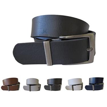 Imagem de Cinto Masculino Social 3.35cm Sintetico Premium Regulável (Branco)