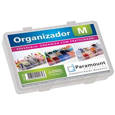 Imagem de Box Organizador M 23x14x4 Cristal - 01 Unidade Paramount Incolor