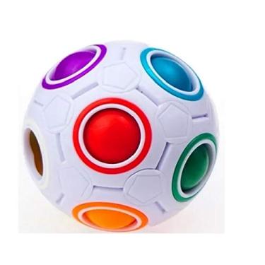 Imagem de Imports Puzzle de Bolinha Rainbow Mágico Cubo Mágico Puzzle Rainbow Ball Moyu Quebra Cabeça Criança