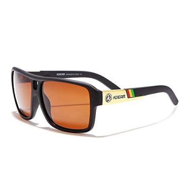Imagem de Óculos de sol masculino KDEAM polarizado esportivo 11 cores, C205, 145