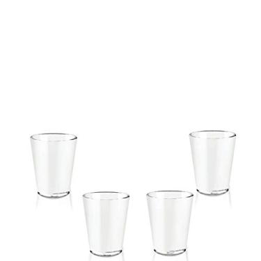 Imagem de 4 Copos Shot Tequila Acrílico Transparente