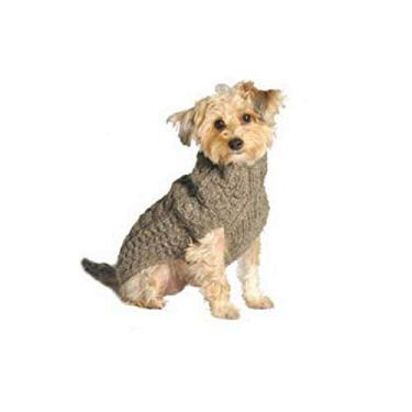 Imagem de Chilly Dog Suéter Cable Dog, 3GG, cinza