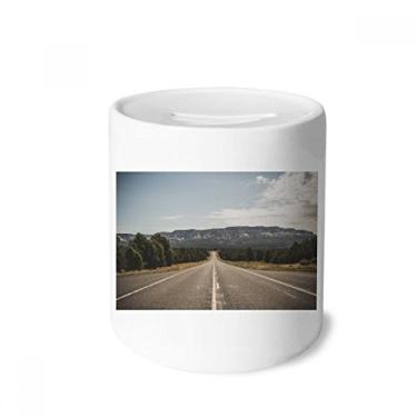 Imagem de DIYthinker Caixa de moedas de cerâmica para viagem no céu ao ar livre da floresta com porta-moedas