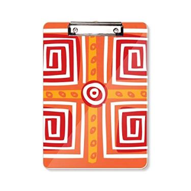 Imagem de Caixas espirais Totems do México Civilização Antiga Pasta, Bloco de Escrita Placa de Apoio A4