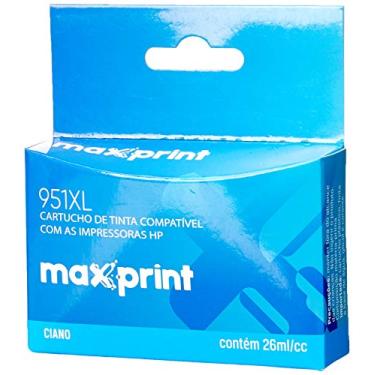 Imagem de Cartucho de tinta Maxprint Compatível HP CN046AL No.951XL Ciano