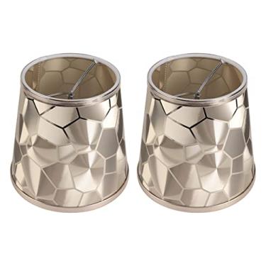 Imagem de Abajur de Tambor 2PCS, Calibre E14, Material de PVC Leve, Estilo Moderno e Minimalista, Abajur Decorativo, para Candeeiros de Mesa, Lustres, Etc