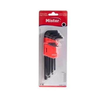 Imagem de Jogo Chave Allen Mister Longa 9 Peças 1,5Mm À 10,0Mm