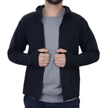 Imagem de Jaqueta Masculina Lupo Sport Fleece Preta - 77194001-Masculino