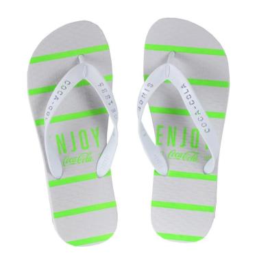 Imagem de Chinelo Coca Cola Enjoy Party Branco - Masculino - 40 - Branco-Masculino