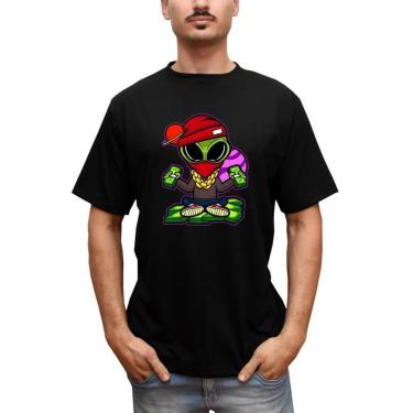 Imagem de Camiseta Masculina ET Gangster Money Alienígena Dinheiro-Masculino