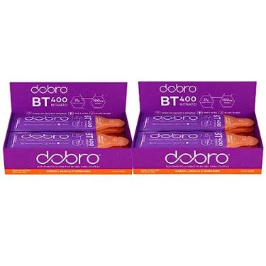 Imagem de Kit 2 BT Nitrato 400 Gel Carboidrato Beterraba Dobro Sabor:Laranja Morango+Laranja Morango