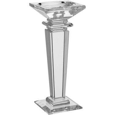 Imagem de CASTIÇAL 25x9x9cm VIDRO TRANSP