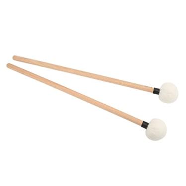 Imagem de Sluffs Tambour à Langue En Acier, Percussions à Maillets Glockenspiel, Bâtons De Percussion, 2 Pieces, Tête En Feutre, Manche En Bois, Kit D'accessoires Pour Instruments(Preto)