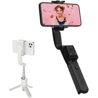 Imagem de H0HEM iSteady Q Estabilizador Gimbal de 3 eixos para smartphone, cardan dobrável para telefone com controle remoto sem fio e tripé compatível com iPhone 12 pro max / 11 / Xs Max/Samsung/Google Pixel