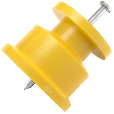 Imagem de Isolador Roldana Cerca Elétrica Amarelo - 200 Unidades