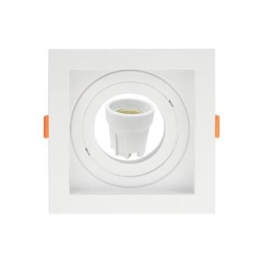 Imagem de Spot de Embutir Recuado Taschibra Conecta para Lâmpada Par 20 Quadrado Branco