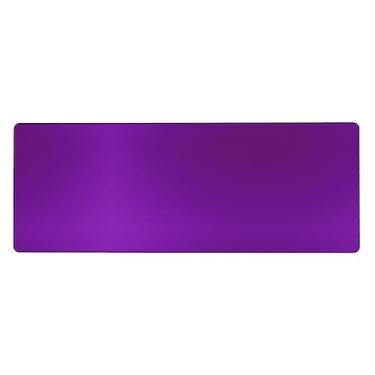 Imagem de Teclado de borracha extra grande roxo escuro de cor sólida, 30 x 80 cm, teclado multifuncional superespesso para proporcionar uma sensação confortável