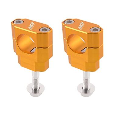 Imagem de MCHMFG Elevadores de guidão para motocicleta Dirt Bike de 3,8 cm, 28 mm, para quadriciclo de 110cc 125cc 135cc 150cc 200cc 252cc Quad Dirt Bike ATV (Dourado)