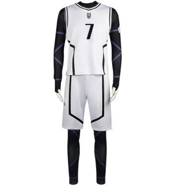 Imagem de Wandamaga Adult Blue lock Isagi Yoichi Chigiri Hyoma Cosplay Costume for Men Outfit (L)