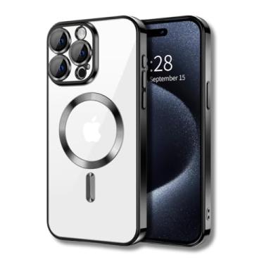 Imagem de Capa Capinha Magnética Anti Impacto Luxo Case Slim Proteção Total Lente Câmera Premium Para iPhone (Preto, iPhone 11 Pro)