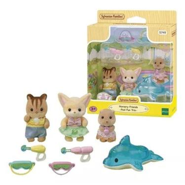 Imagem de Amigos do Jardim de Infancia Diversão na Piscina - Sylvanian Families 5749 Epoch