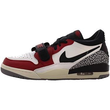 Imagem de Tênis masculino Air Jordan Jordan Legacy 312, cano baixo, branco/vermelho universitário/preto, tamanho 46