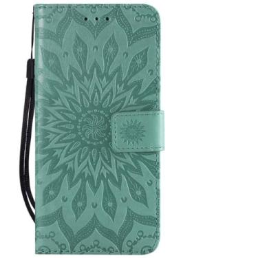 Imagem de Capinha para samsung galaxy a11 a21s a31 a41 a51 a71 a14 a24 a34 a54 5g flip capa de telefone de couro do plutônio, g7, verde, para samsung a14 5g