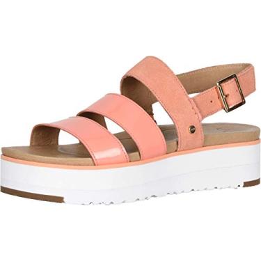 Imagem de UGG Sandália feminina Braelynn metálica, Beverly Pink, 10