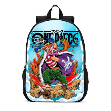 Imagem de Mochila Escolar Infanto Juvenil Anime One Piece Buggy Piratas Aventura Novidades 0285-Unissex