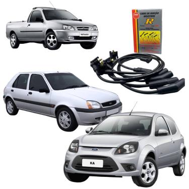 Imagem de Jogo Cabo Vela Ngk Ford Ka Fiesta Courier 1.0 1.3 1996 1999