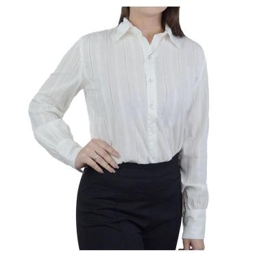 Imagem de Camisa Feminina Milani ML Lucy Branca - 484-Feminino