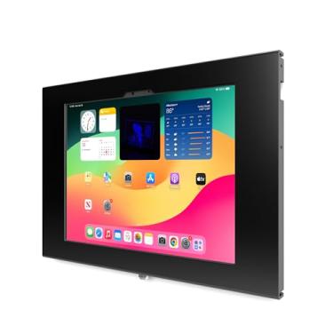 Imagem de TABcare Capa de metal de segurança com trava para Apple iPad Air 13 polegadas 2024 6ª geração para quiosque, POS, loja, exibição (preto, iPad Air 13 2024)