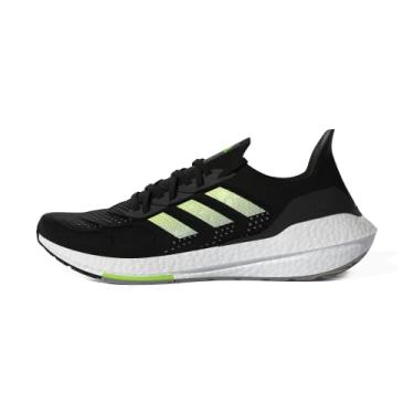 Imagem de adidas Tênis masculino Ultraboost 22, Núcleo preto/amarelo solar/branco nuvem, 10