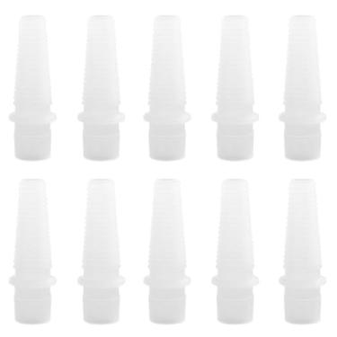 Imagem de RecDec Pacote com 10 adaptadores de conector de mangueira de drenagem de ar condicionado para janela de drenagem de tubo de água de 16 mm, mini unidade dividida, saída de água, máquina de lavar louça