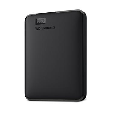 Imagem de WD Disco rígido externo portátil de 5 TB Elements para Windows, USB 3.2 Gen 1/USB 3.0 para PC e Mac, pronto para ligar e usar - WDBU6Y0050BBK-WESN